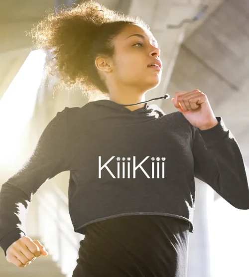 Kiiikiii Uncut Gem Cropped Hoodie