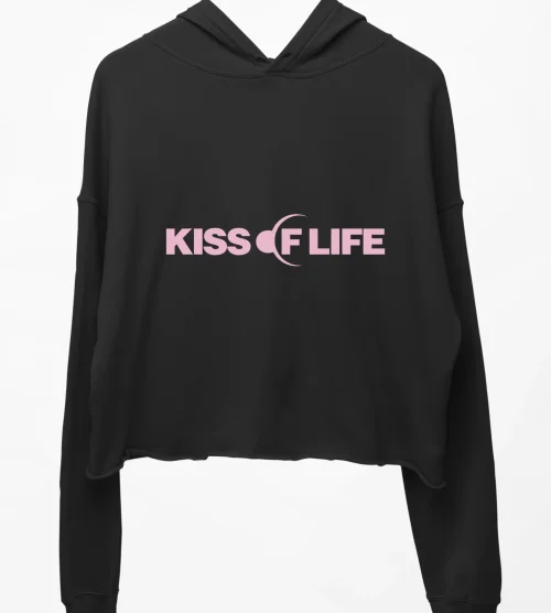 Kiss of Life Starburst Cropped Hoodie