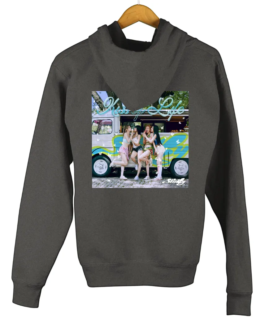 Kiss of Life Sticky Zip Hoodie - Image 4