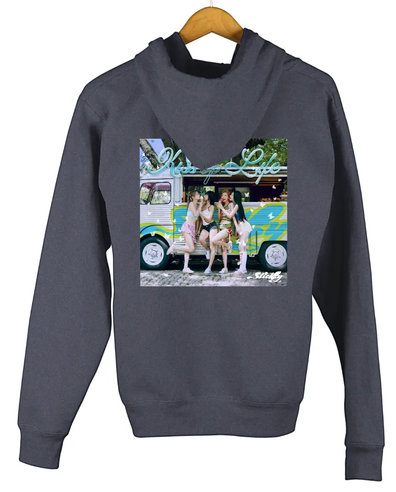 Kiss of Life Sticky Zip Hoodie - Image 8