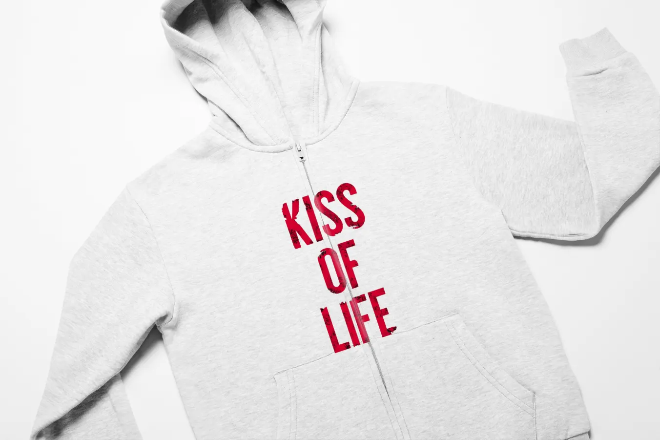 Kiss of Life Sticky Zip Hoodie - Image 2
