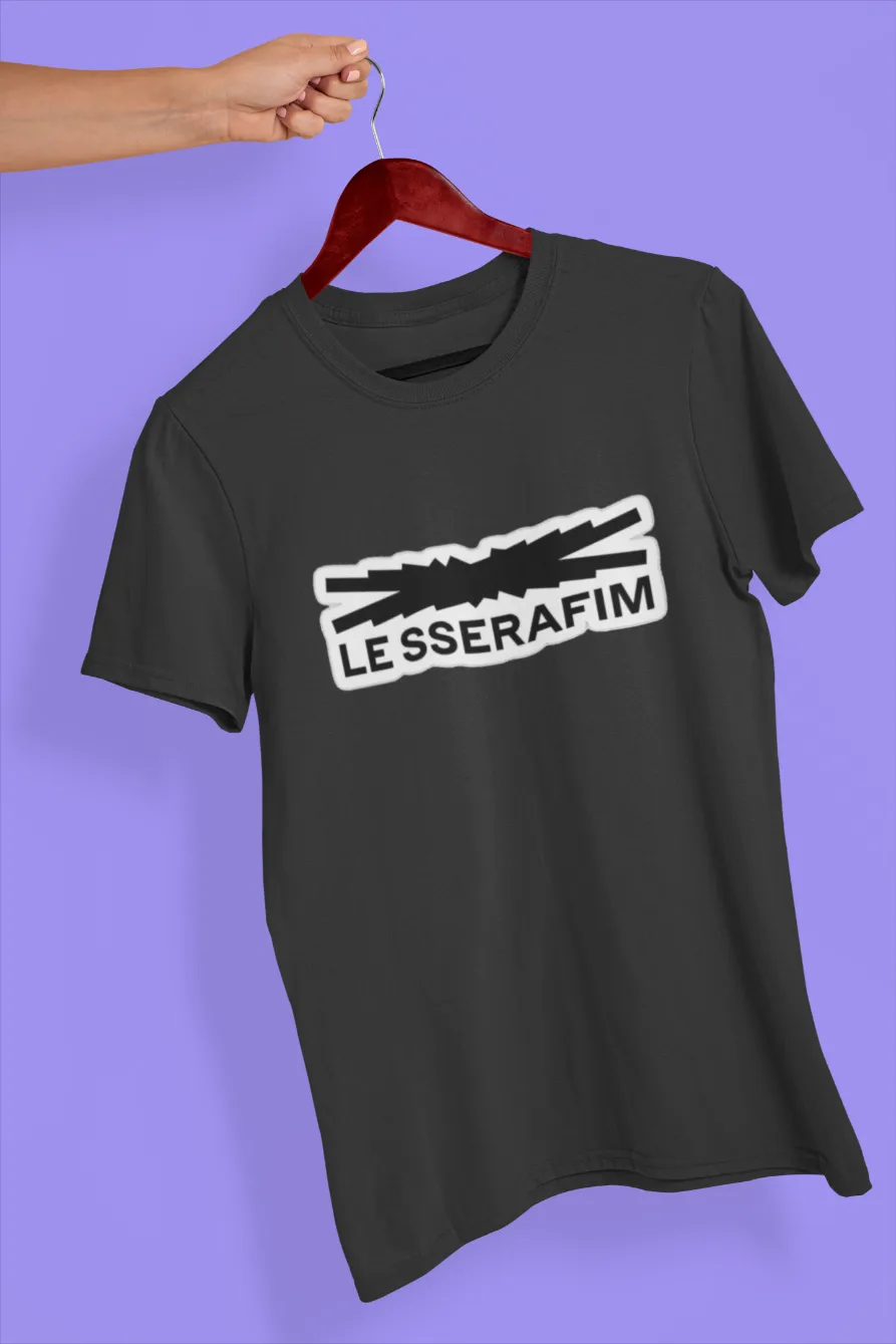 LE SSERAFIM Boxed Logo T-Shirt - Image 2