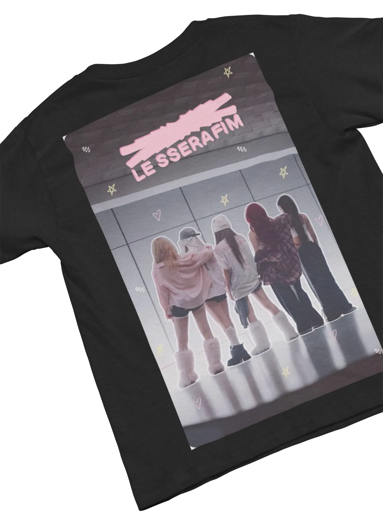LE SSERAFIM Pink Rehearsal T-Shirt - Image 3