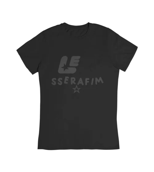 LE SSERAFIM Tonal Monogram T-Shirt