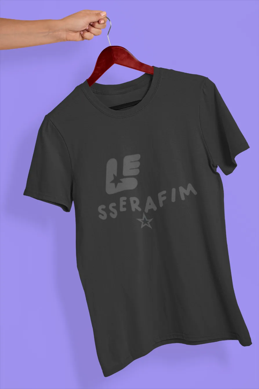 LE SSERAFIM Tonal Monogram T-Shirt - Image 2