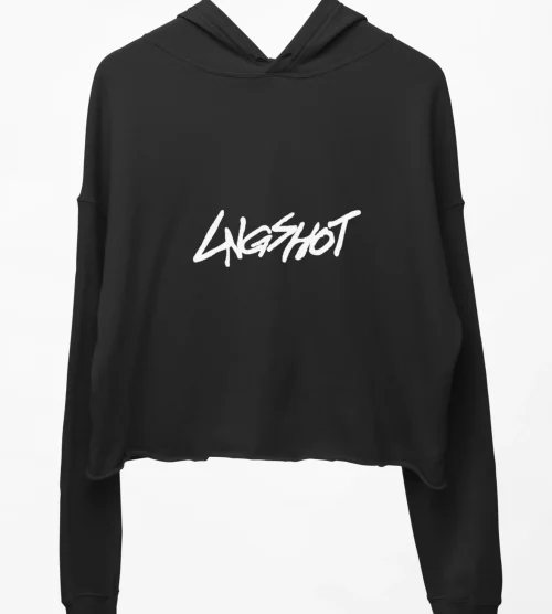 Lngshot Shot Callers Cropped Hoodie