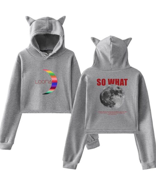 Loona So What Cropped Hoodie