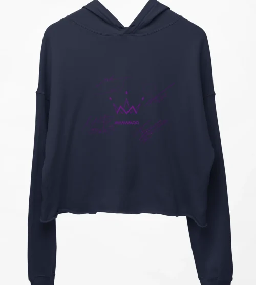 Mamamoo Hip Cropped Hoodie