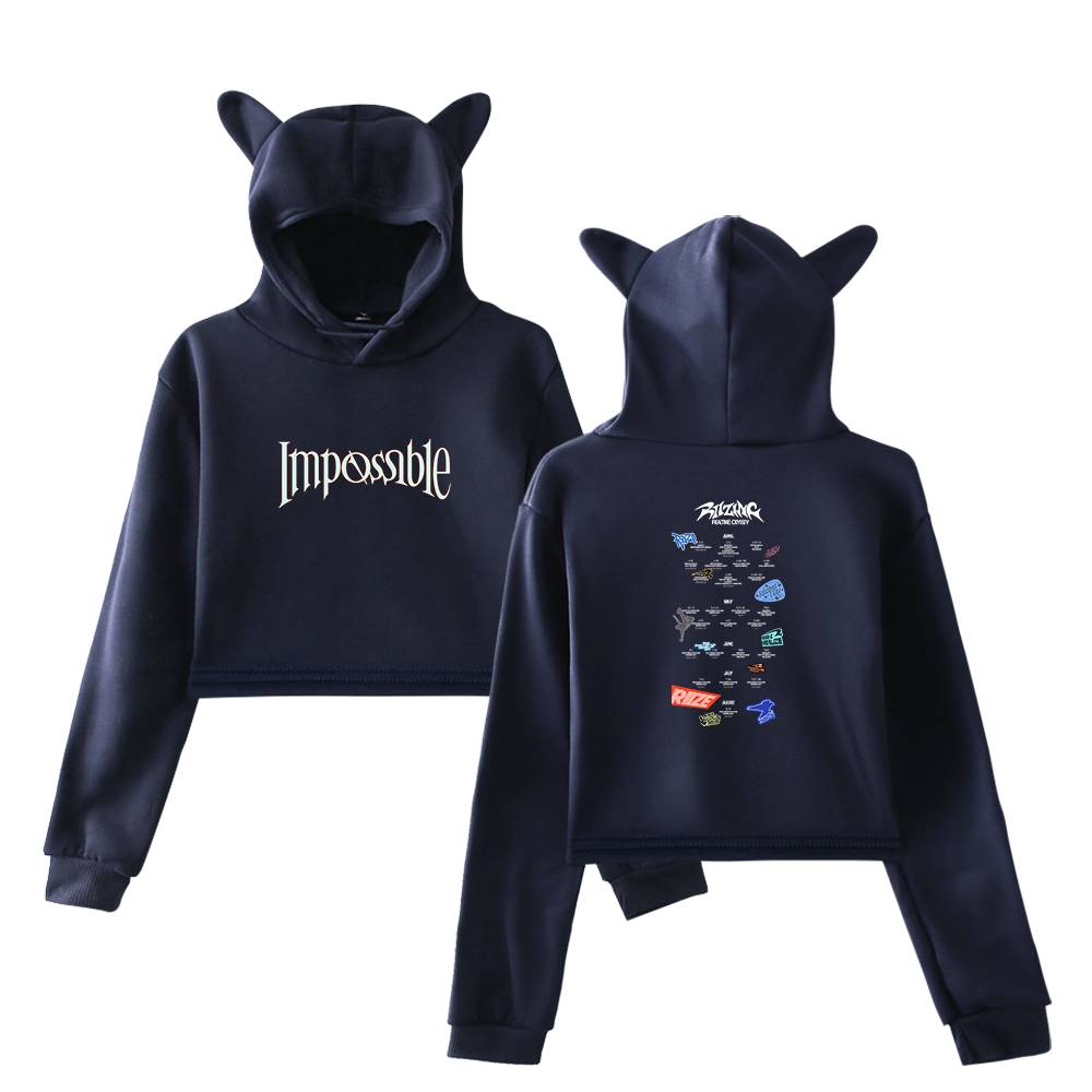 Riize Impossible Cropped Hoodie - Image 3