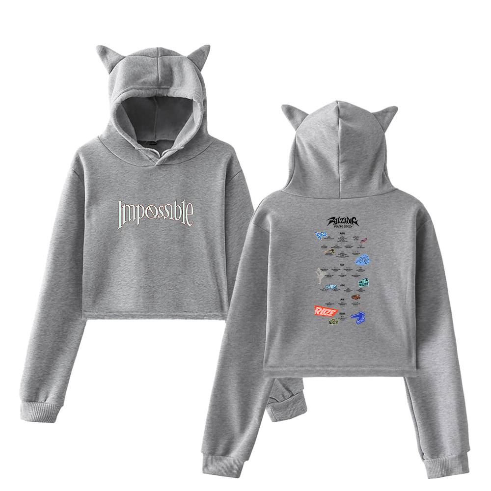 Riize Impossible Cropped Hoodie - Image 4