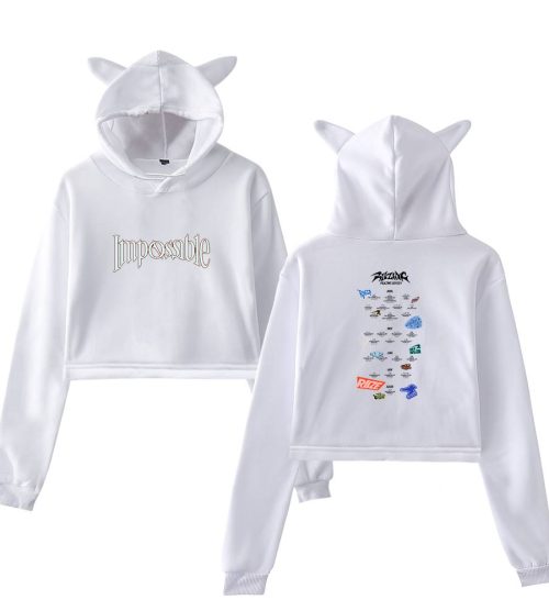 Riize Impossible Cropped Hoodie