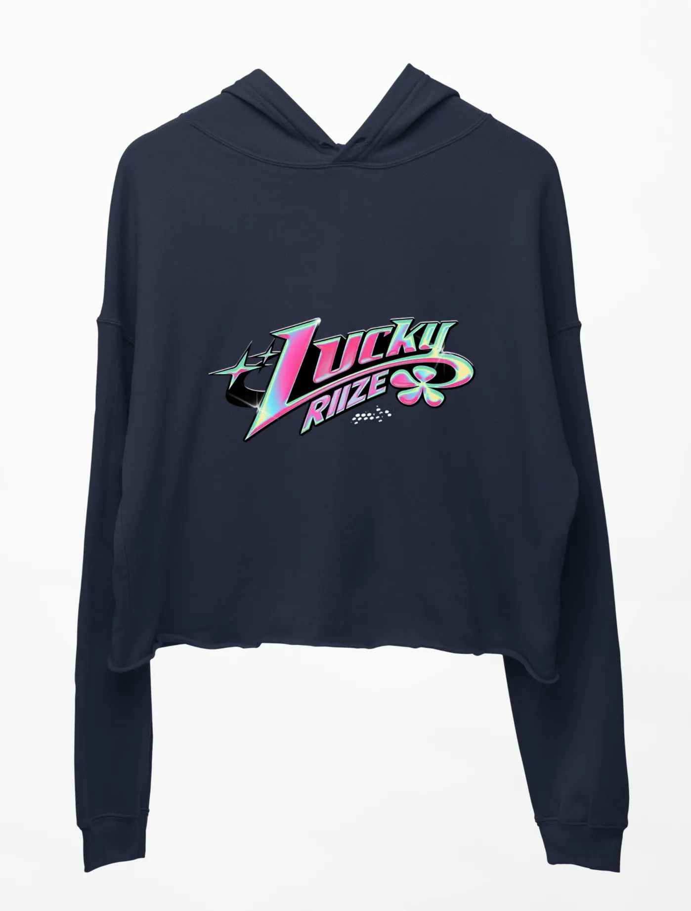 Riize Lucky Cropped Hoodie - Image 3