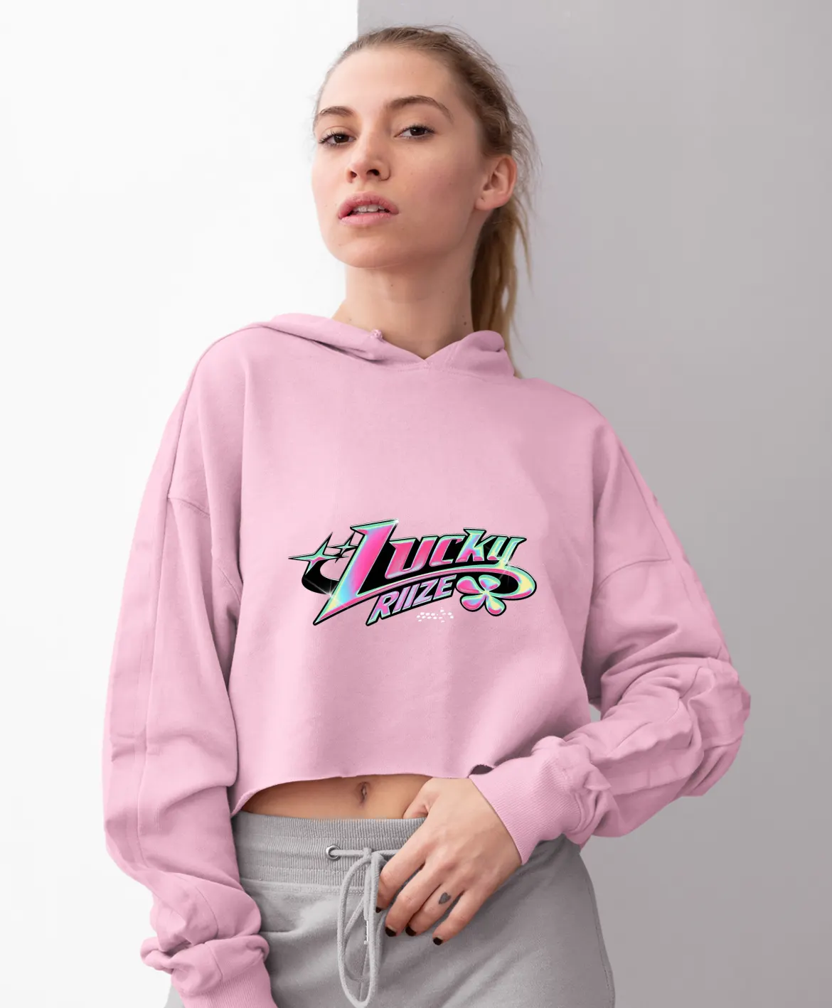 Riize Lucky Cropped Hoodie - Image 12