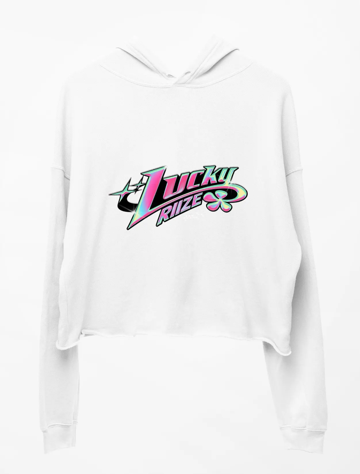 Riize Lucky Cropped Hoodie - Image 2
