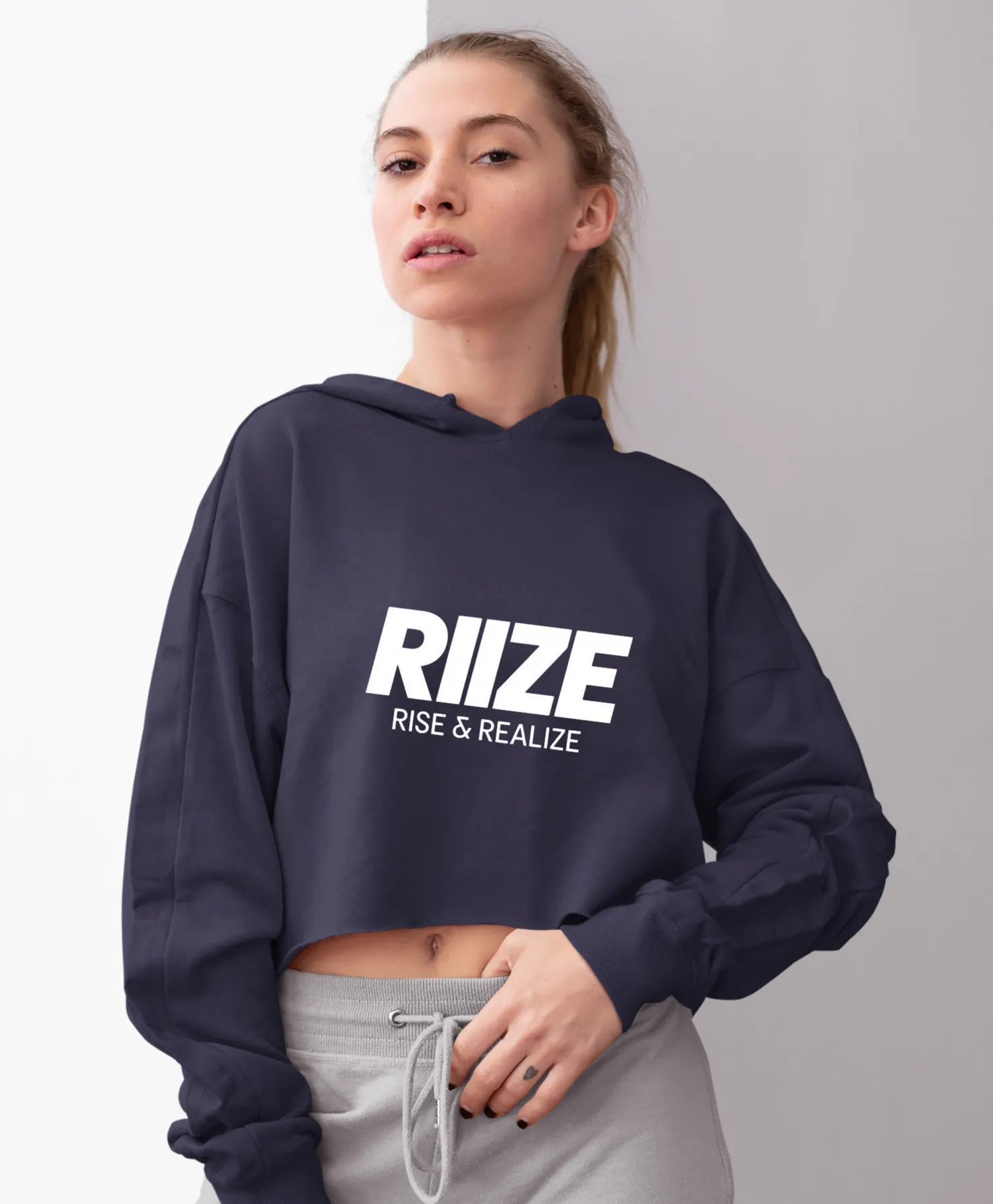 Riize Sunburst Cropped Hoodie - Image 5