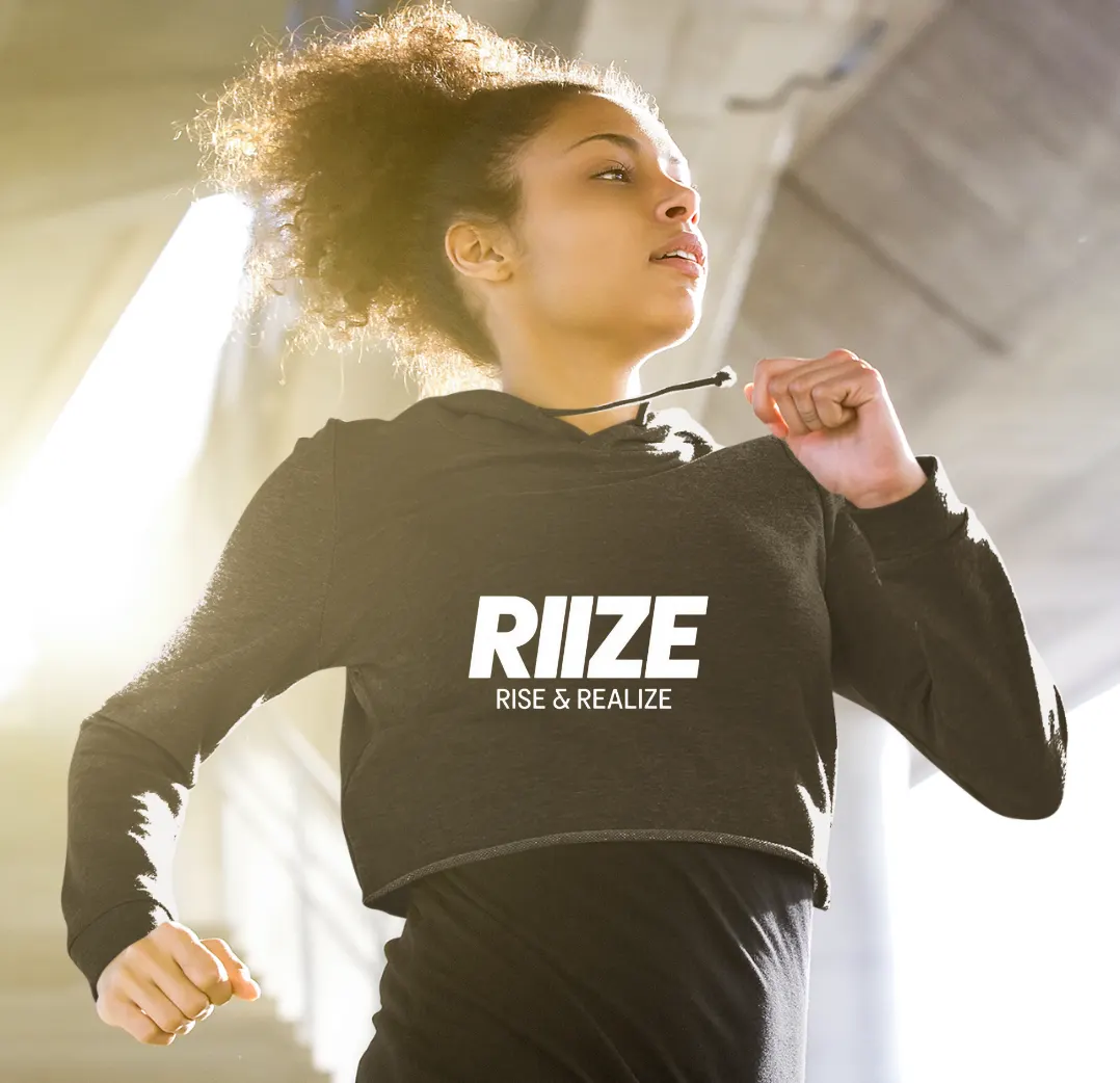 Riize Sunburst Cropped Hoodie - Image 6