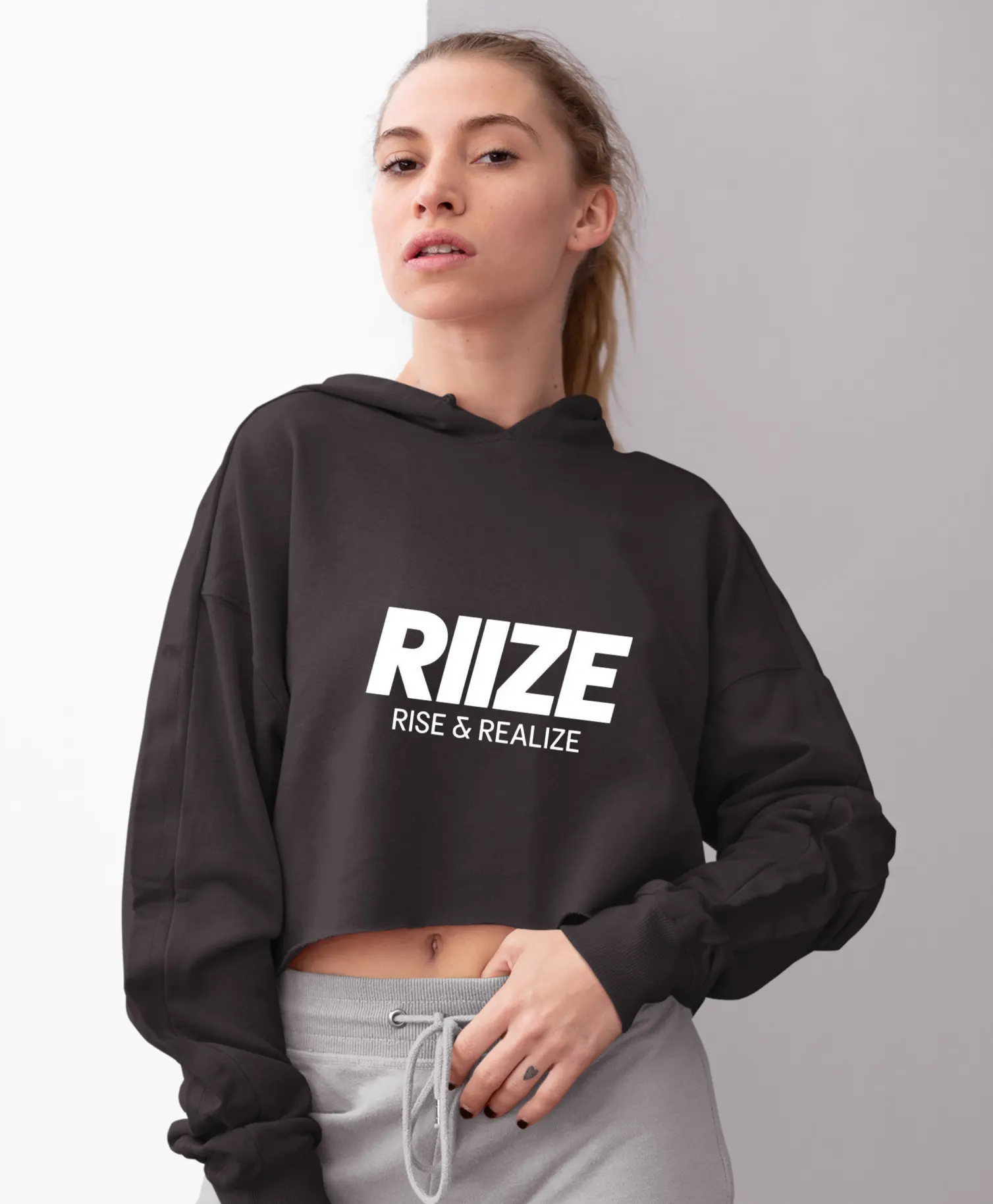 Riize Sunburst Cropped Hoodie - Image 7