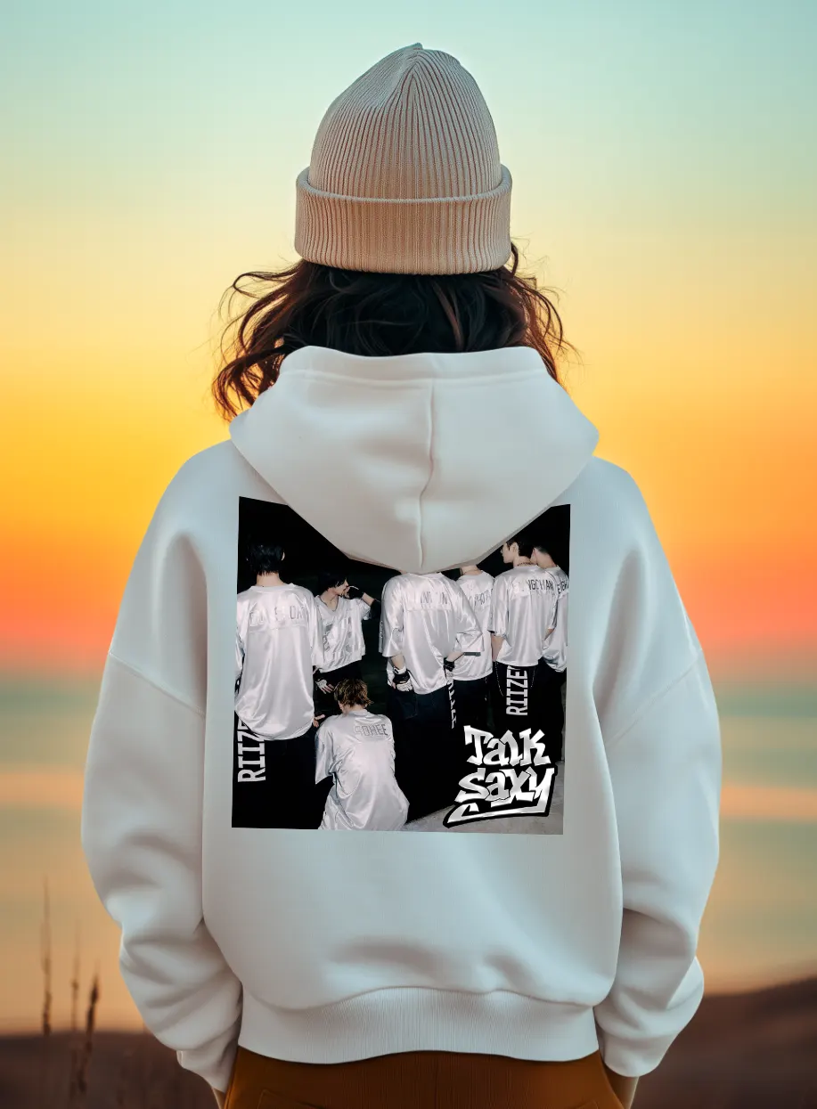 Riize Talk Saxy Graffiti Hoodie - Image 8