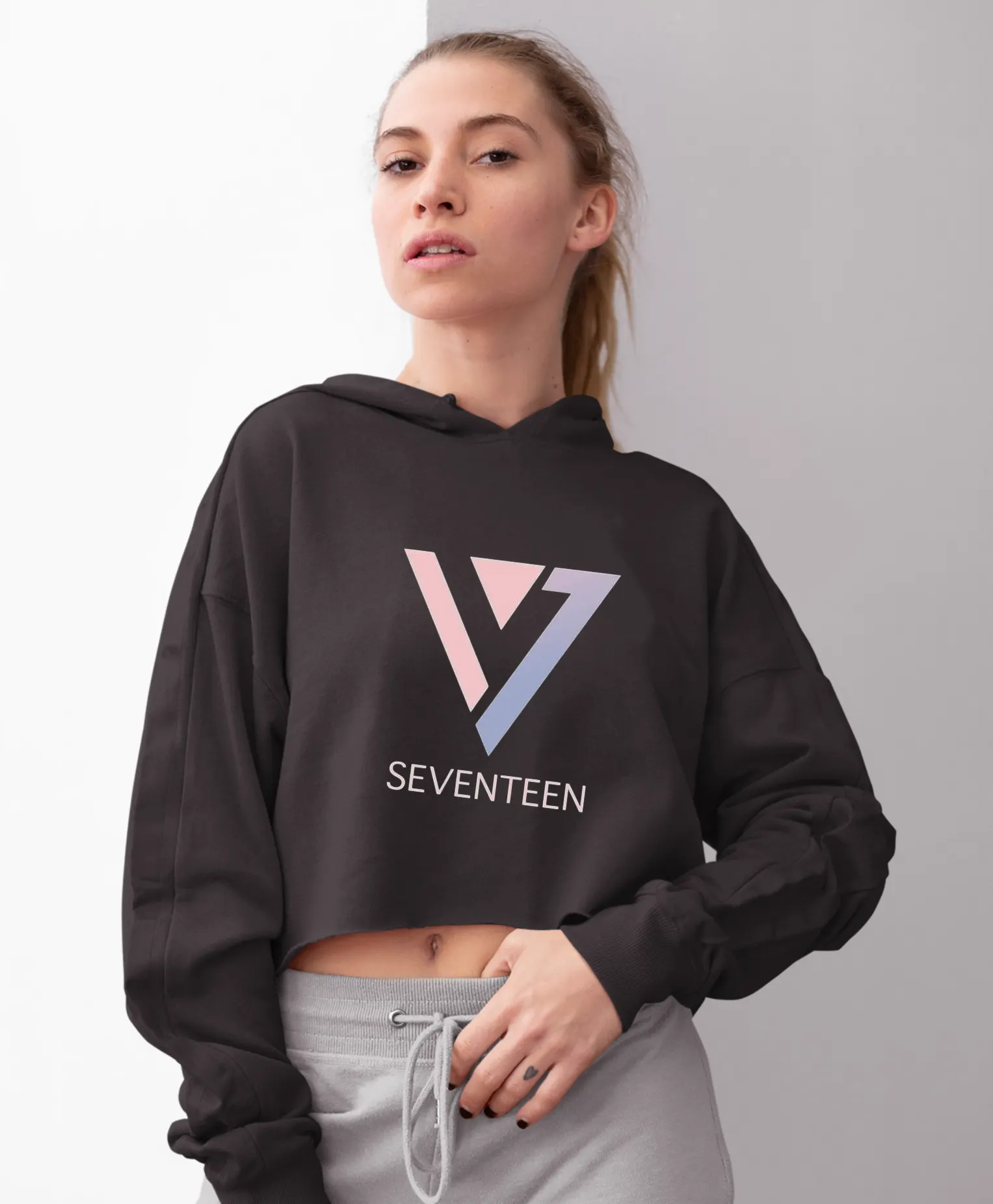 SEVENTEEN Heaven Daisy Cropped Hoodie - Image 6