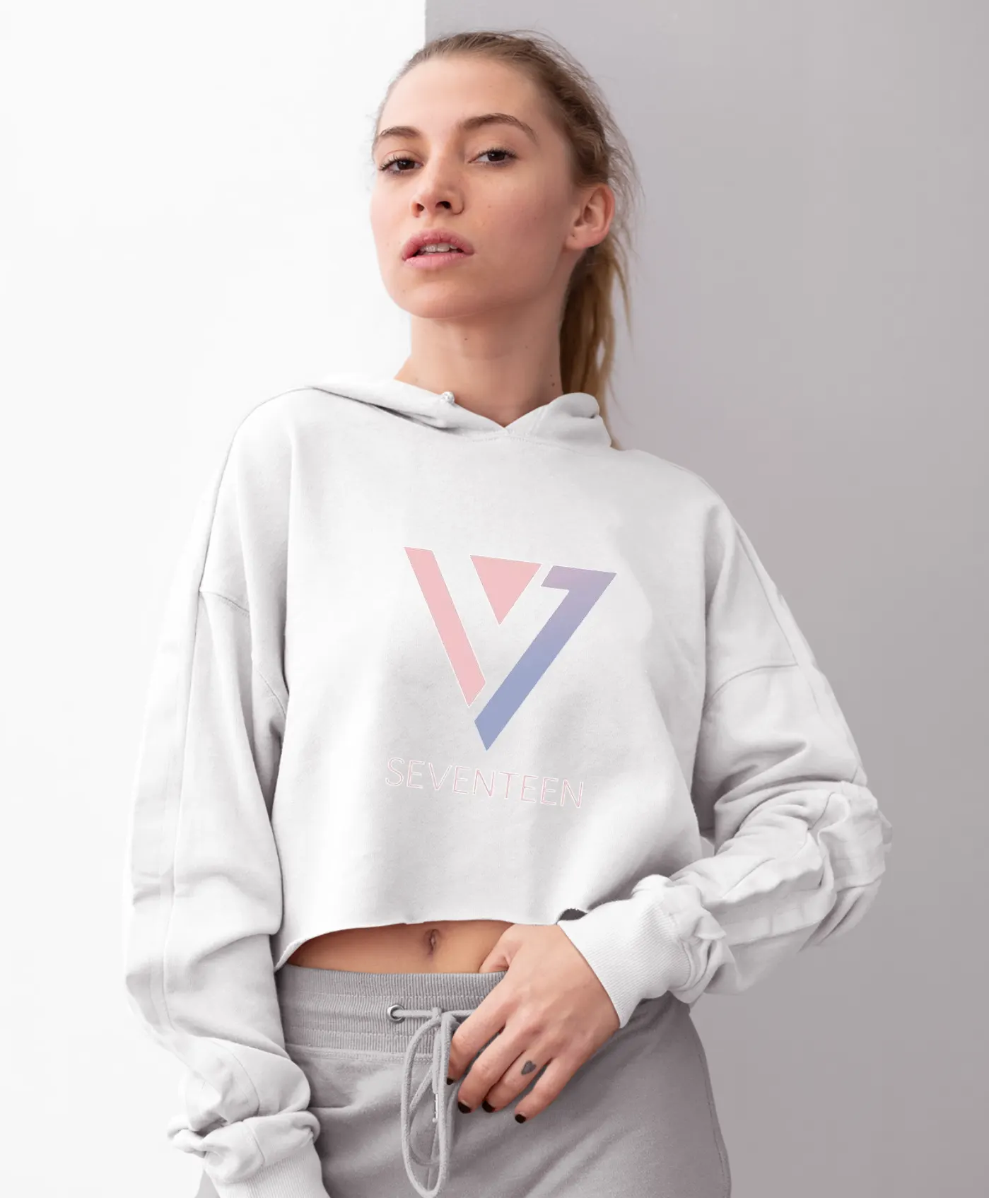 SEVENTEEN Heaven Daisy Cropped Hoodie - Image 8