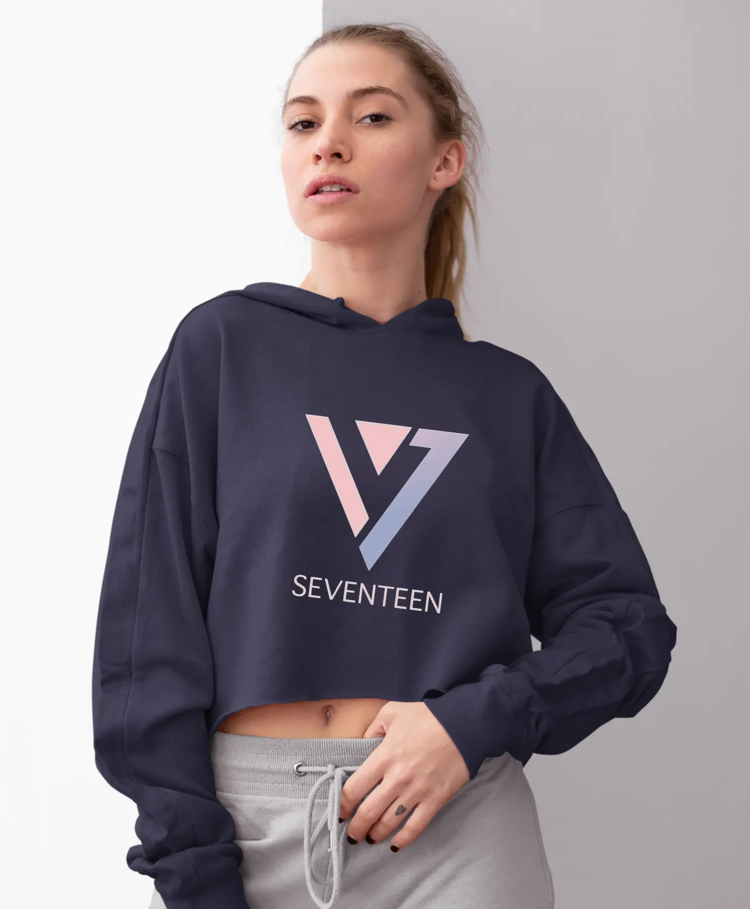 SEVENTEEN Heaven Daisy Cropped Hoodie - Image 10