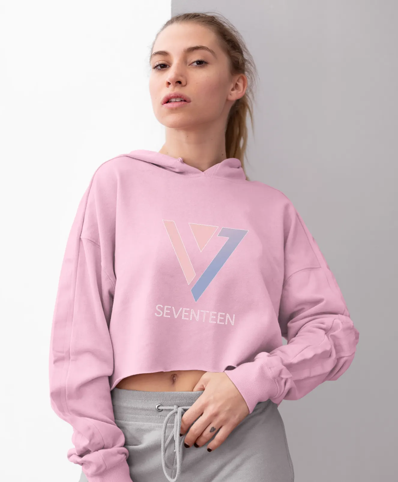SEVENTEEN Heaven Daisy Cropped Hoodie - Image 12