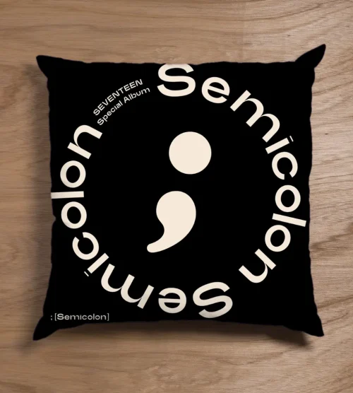 SEVENTEEN Semicolon Pillow Case