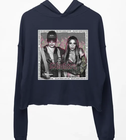 Shakira Bzrp Music Sessions Vol. 53 Cropped Hoodie