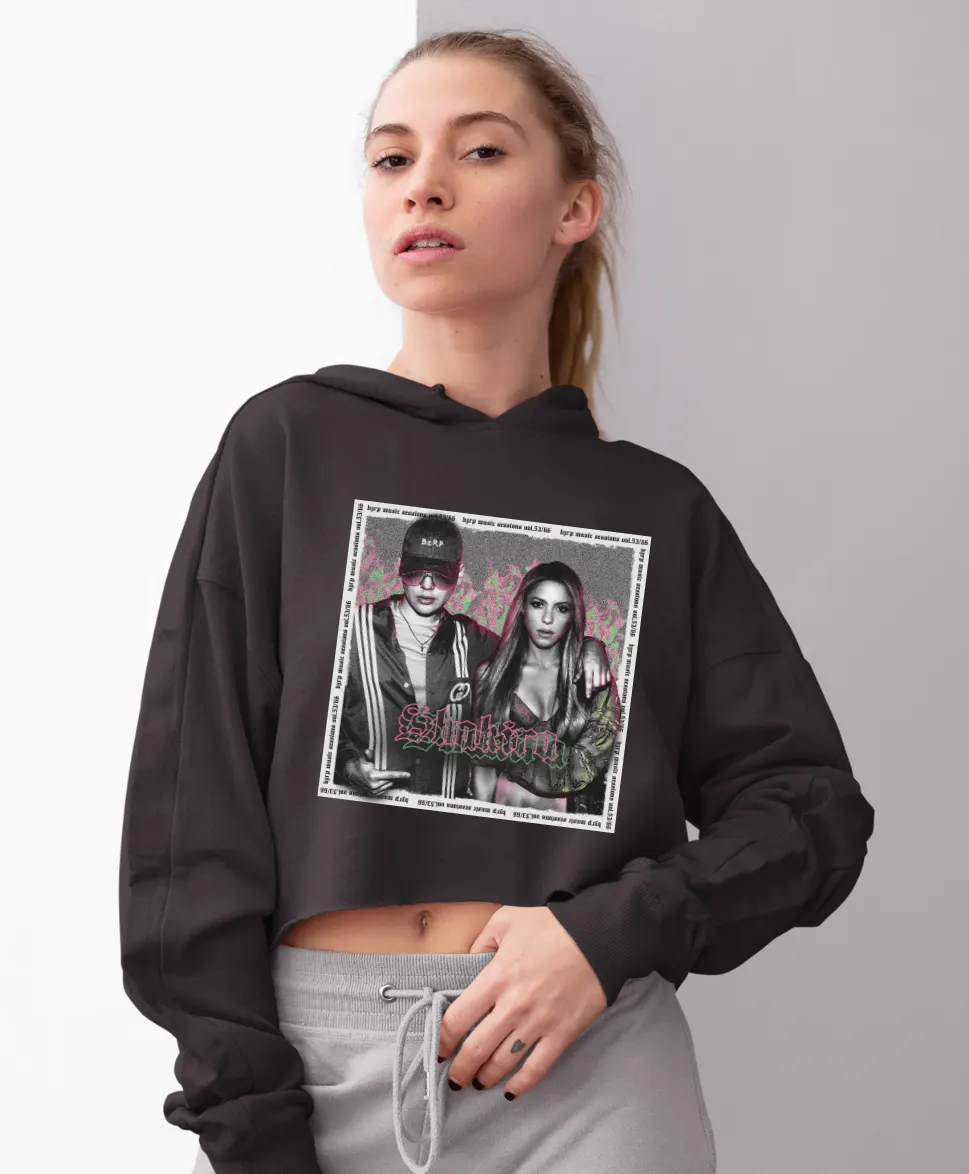 Shakira Bzrp Music Sessions Vol. 53 Cropped Hoodie - Image 8