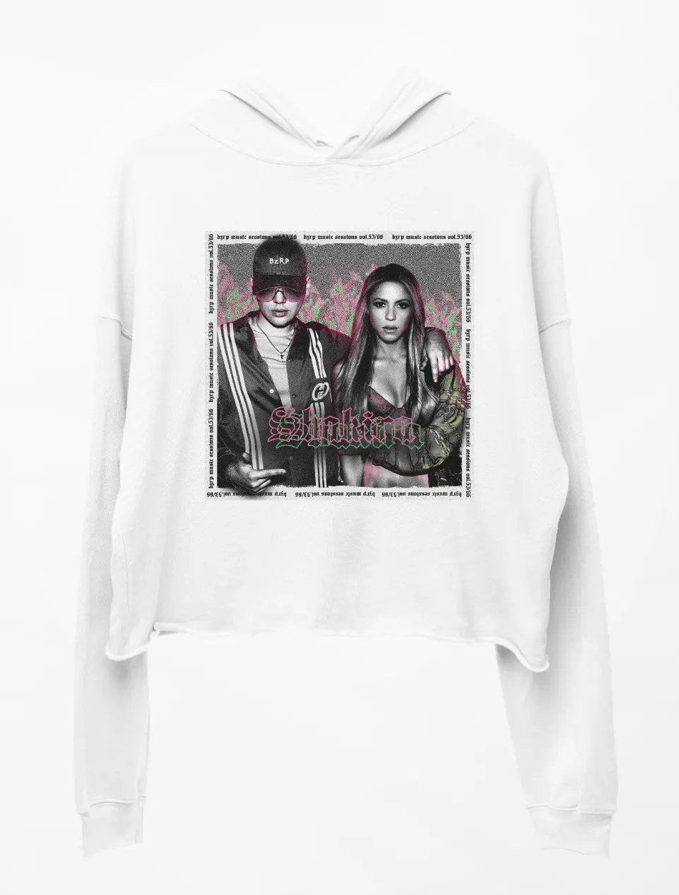 Shakira Bzrp Music Sessions Vol. 53 Cropped Hoodie - Image 3