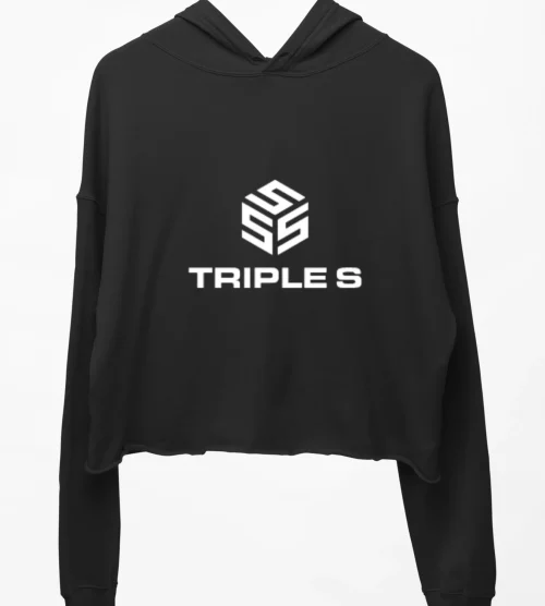 TripleS Love & Pop Cropped Hoodie