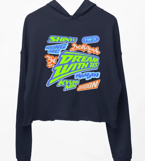 TWS Brand New Day Cropped Hoodie