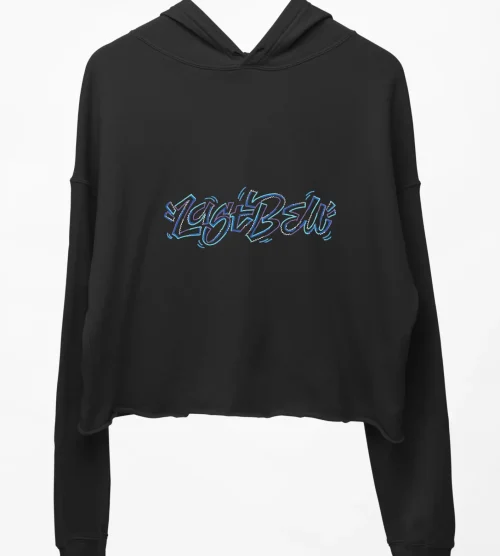 TWS Kiss Kiss Shy Shy Cropped Hoodie