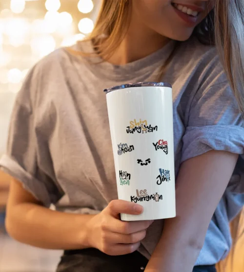 TWS Member Characters Water Bottle