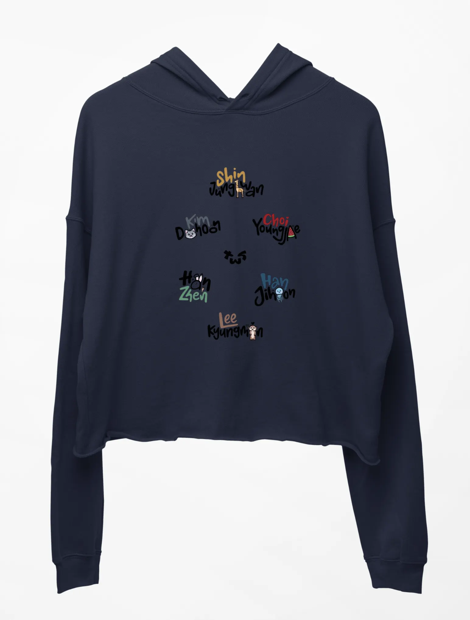 TWS Play Hard Cropped Hoodie - Image 3