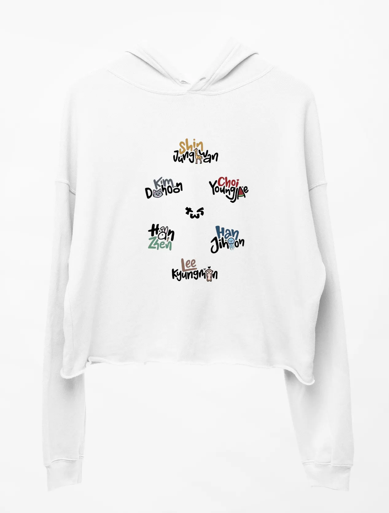 TWS Play Hard Cropped Hoodie - Image 5