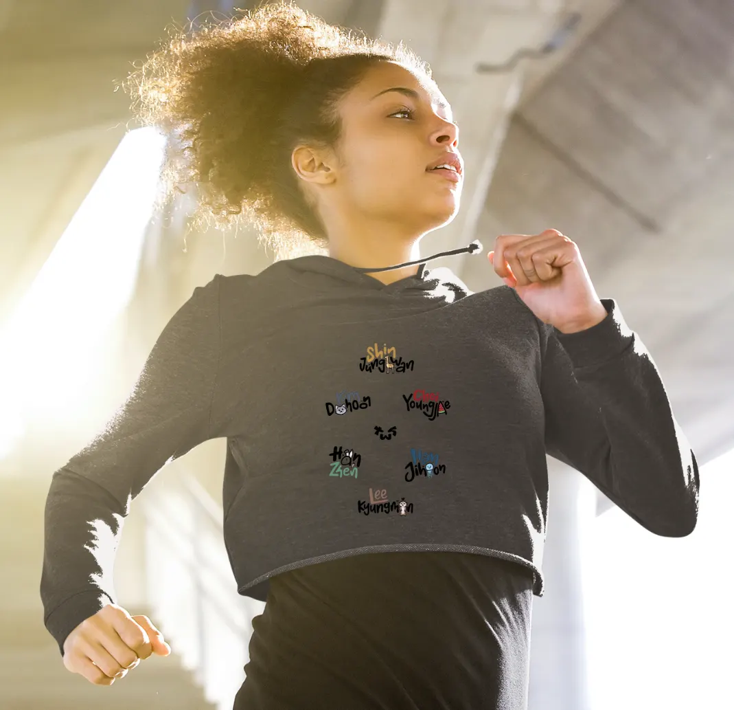 TWS Play Hard Cropped Hoodie - Image 9