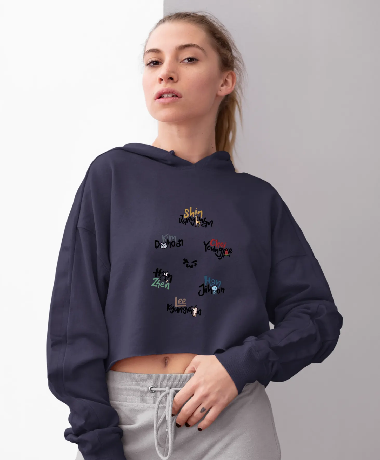TWS Play Hard Cropped Hoodie - Image 10