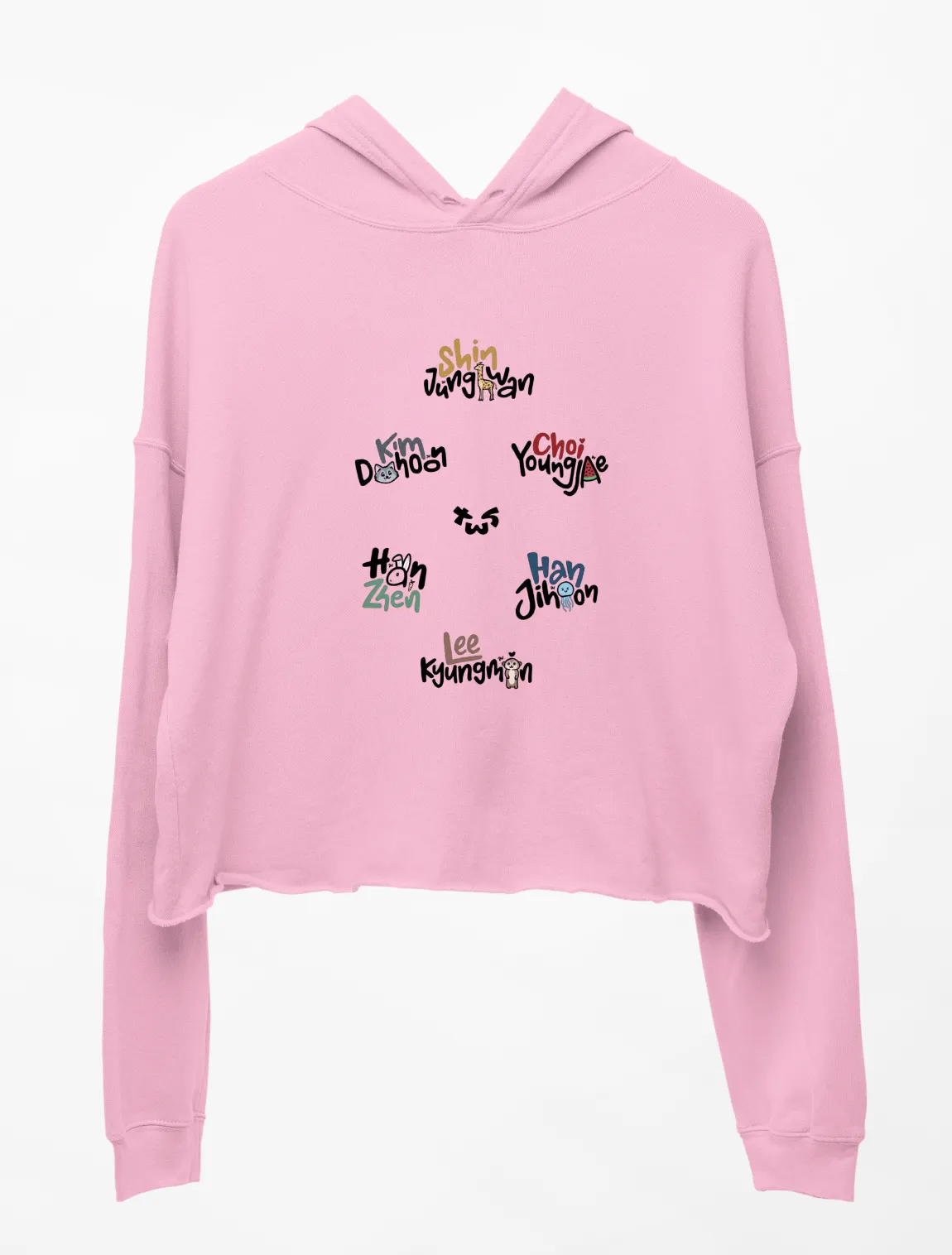 TWS Play Hard Cropped Hoodie - Image 4