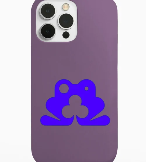 Unchild Blue Frog Logo Phone Case