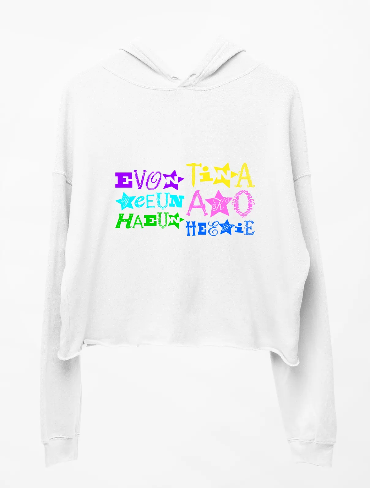 Unchild Group Selfie Cropped Hoodie - Image 2