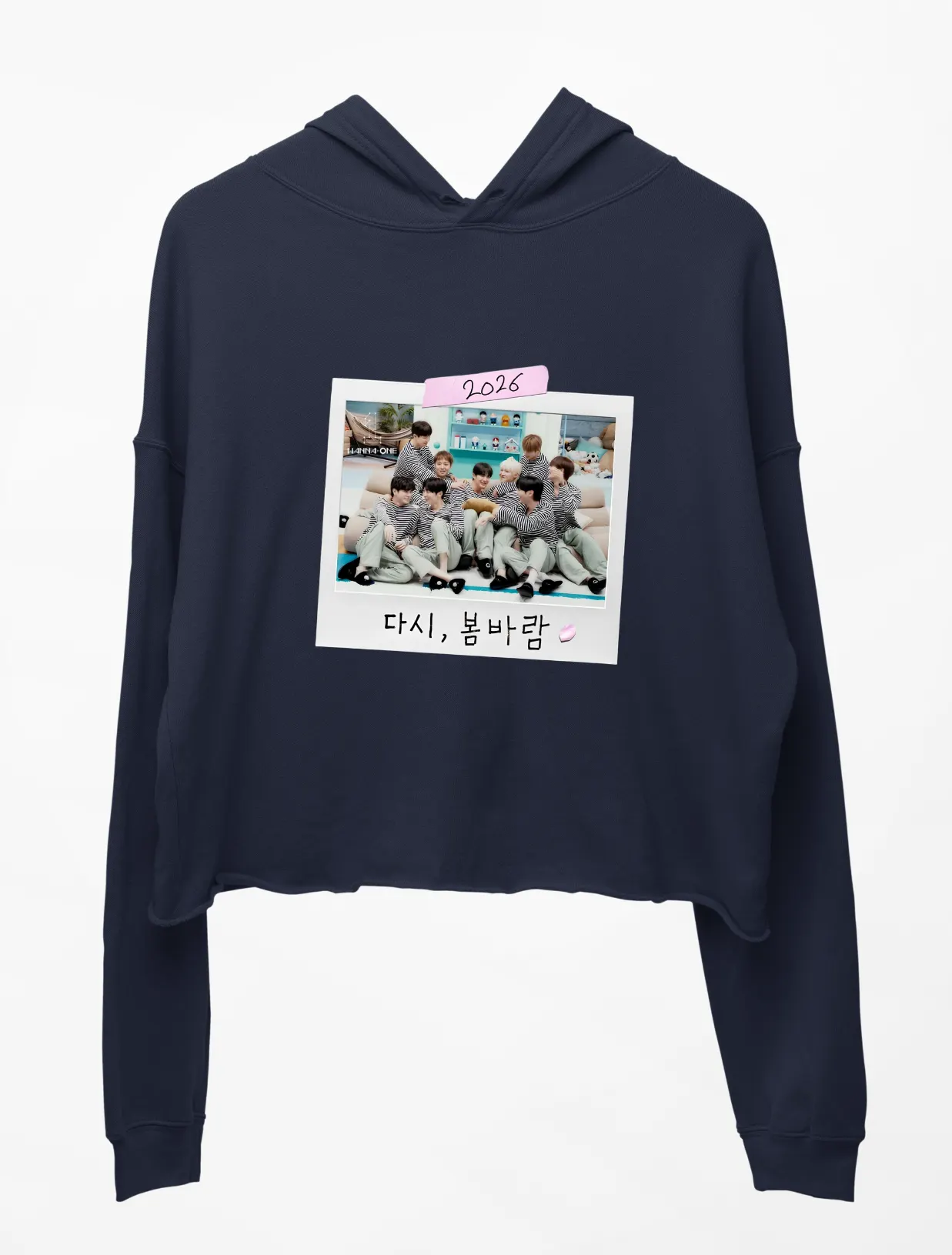 Wanna One Street Cropped Hoodie - Image 3