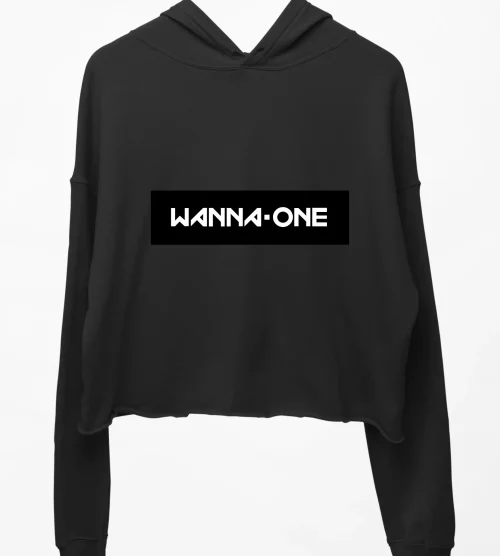 Wanna One Sunset Cropped Hoodie