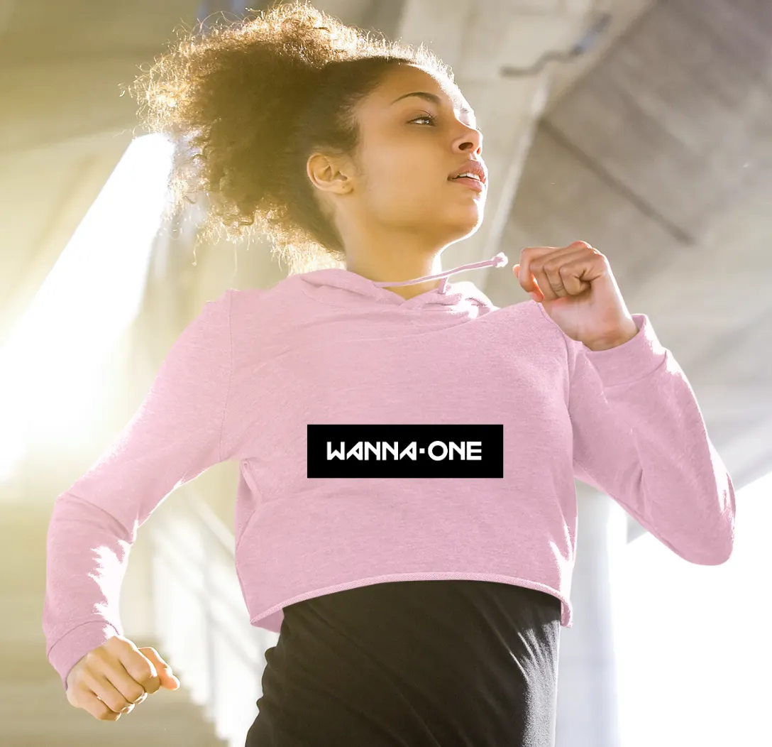 Wanna One Sunset Cropped Hoodie - Image 7