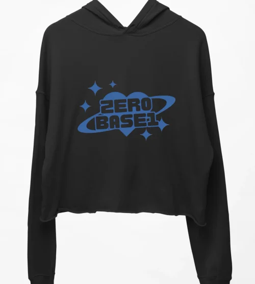 ZEROBASEONE Roses Cropped Hoodie