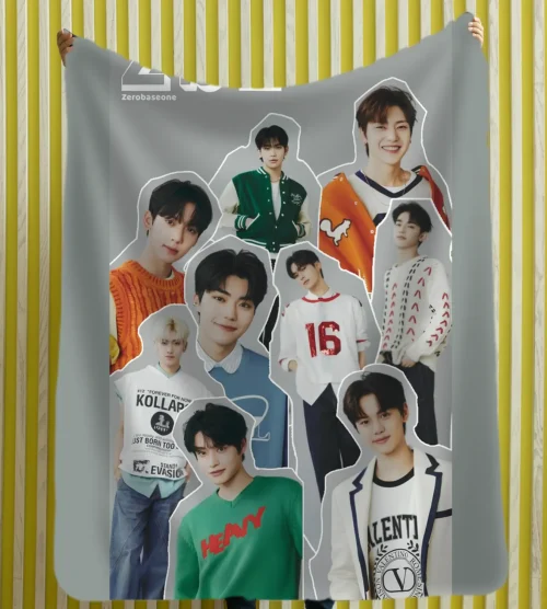 ZEROBASEONE Varsity Group Photo Blanket